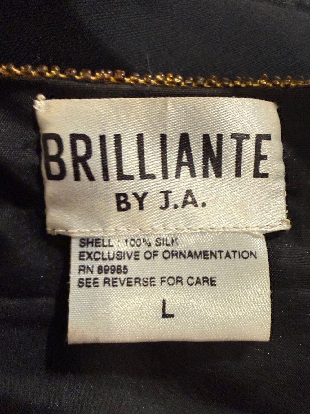 Vintage Brilliante JA Embellished Black Floral Sequin Jacket Deborah Vance ⭐️ - Picture 10 of 17